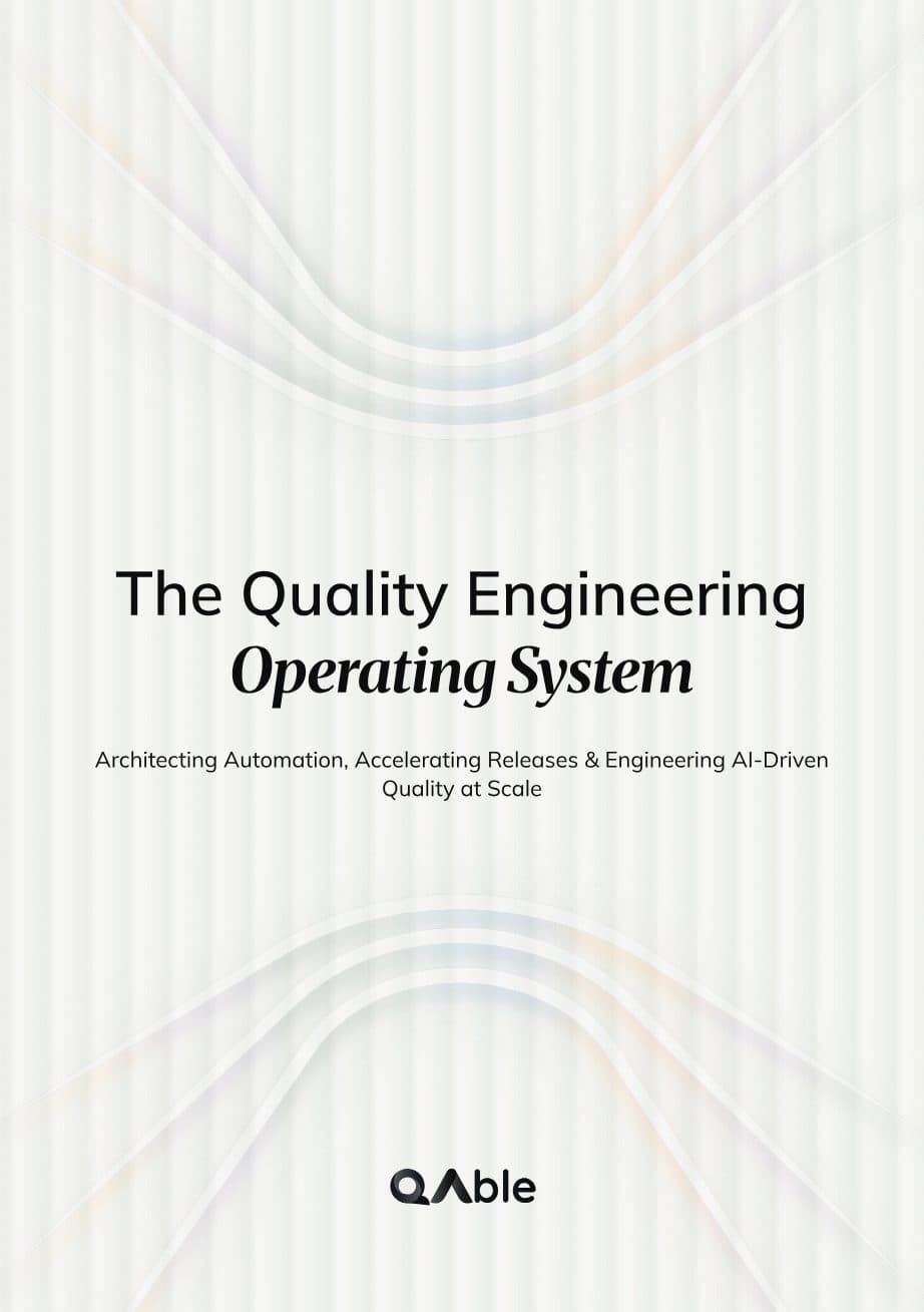 The Quality Engineering Operating System ebook cover