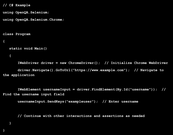 C# Example