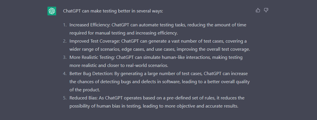 Here's How ChatGPT will Make Testing Better
