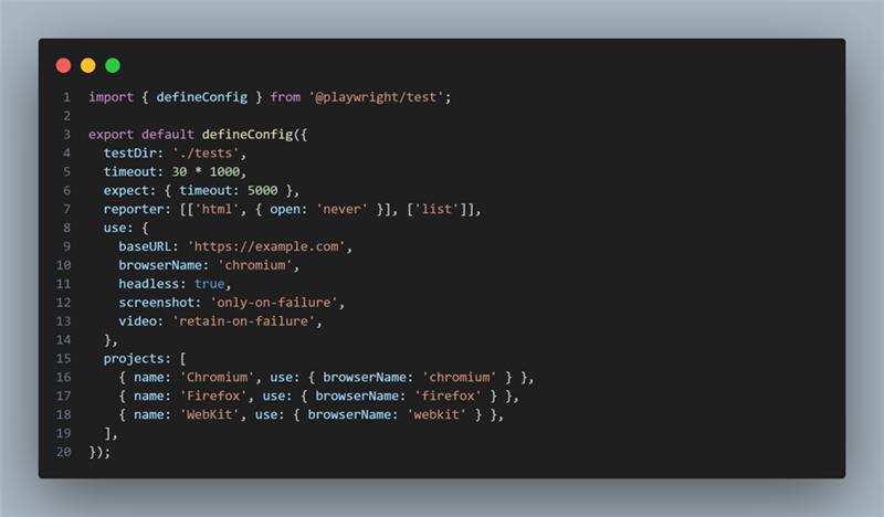 Configuring Playwright