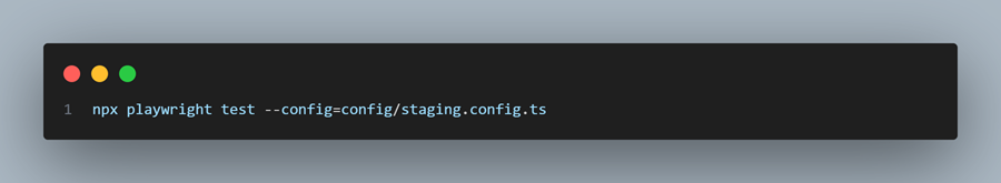 Environment-Specific Configs