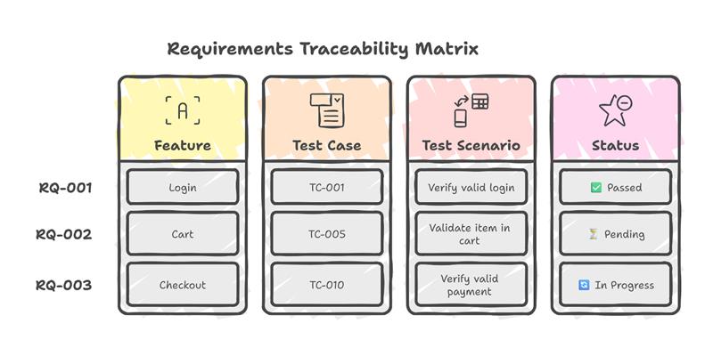 Requirements traceability matrix
