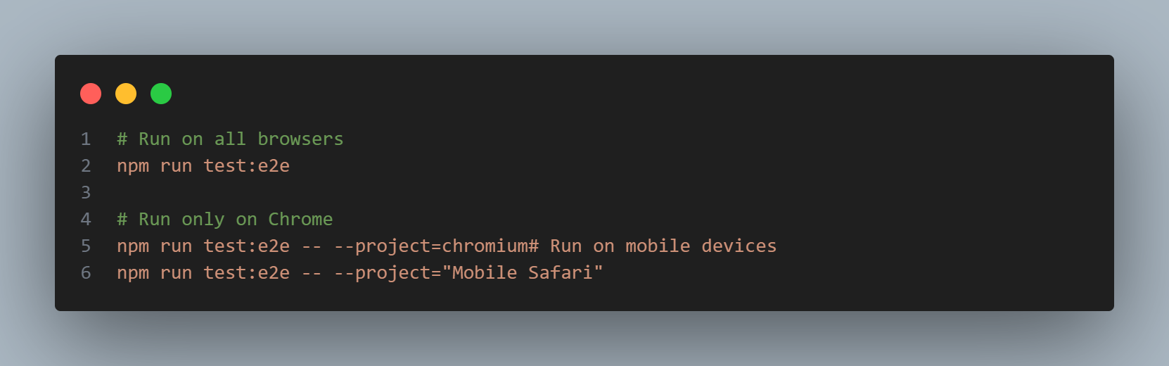 Running Tests Across Browsers
