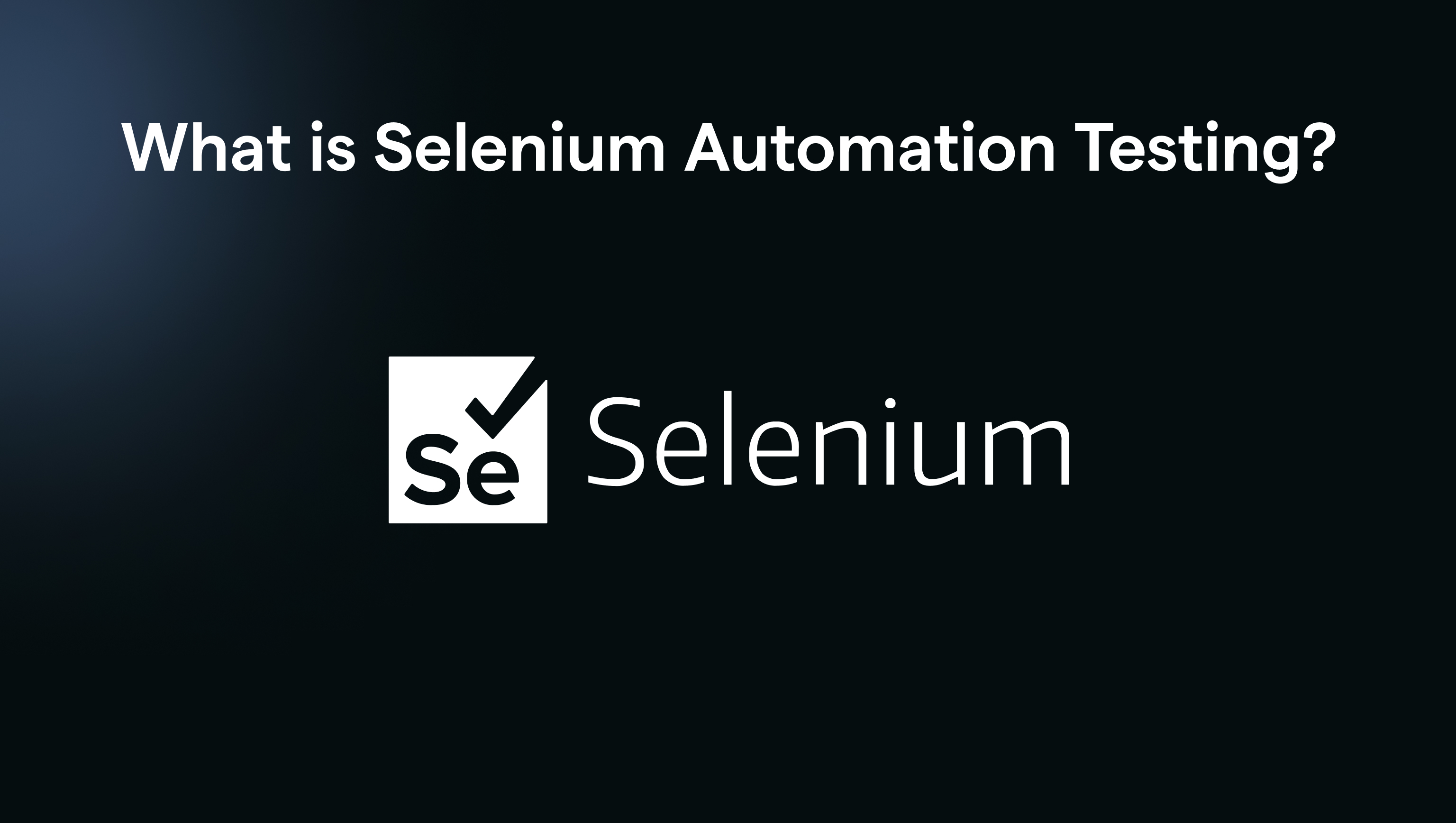 Selenium Automation Testing